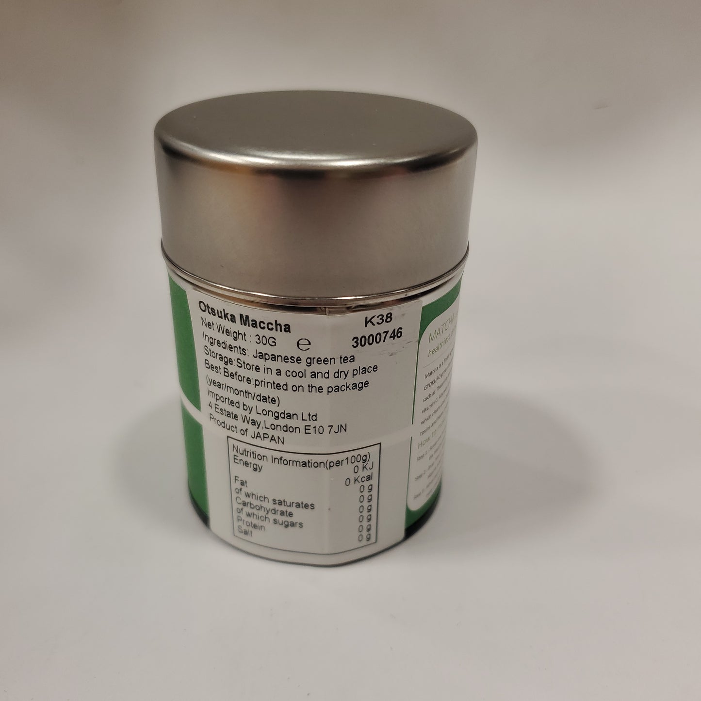 Otsuka Matcha Powder 30g (Can)
