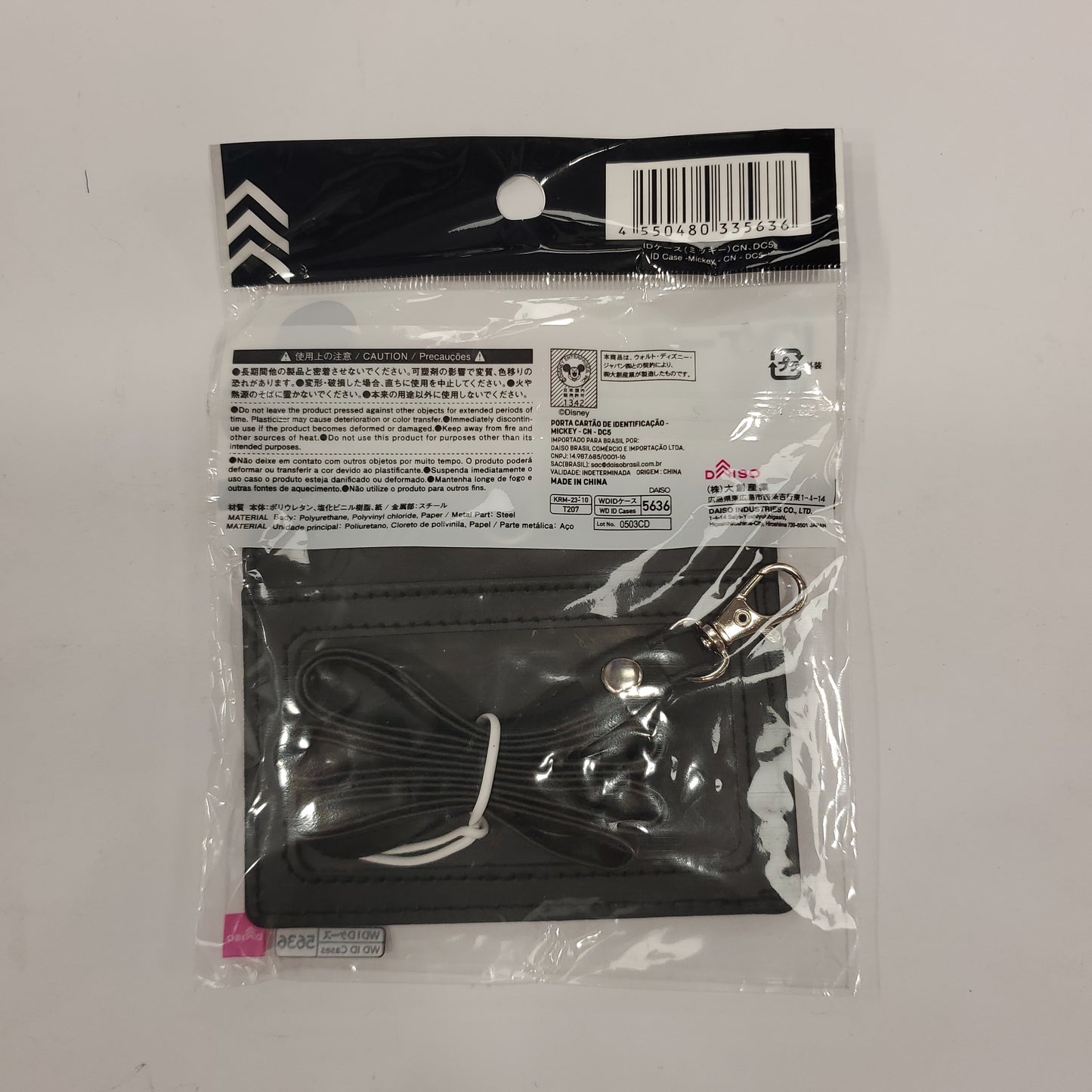 Mickey Mouse ID Case - Black