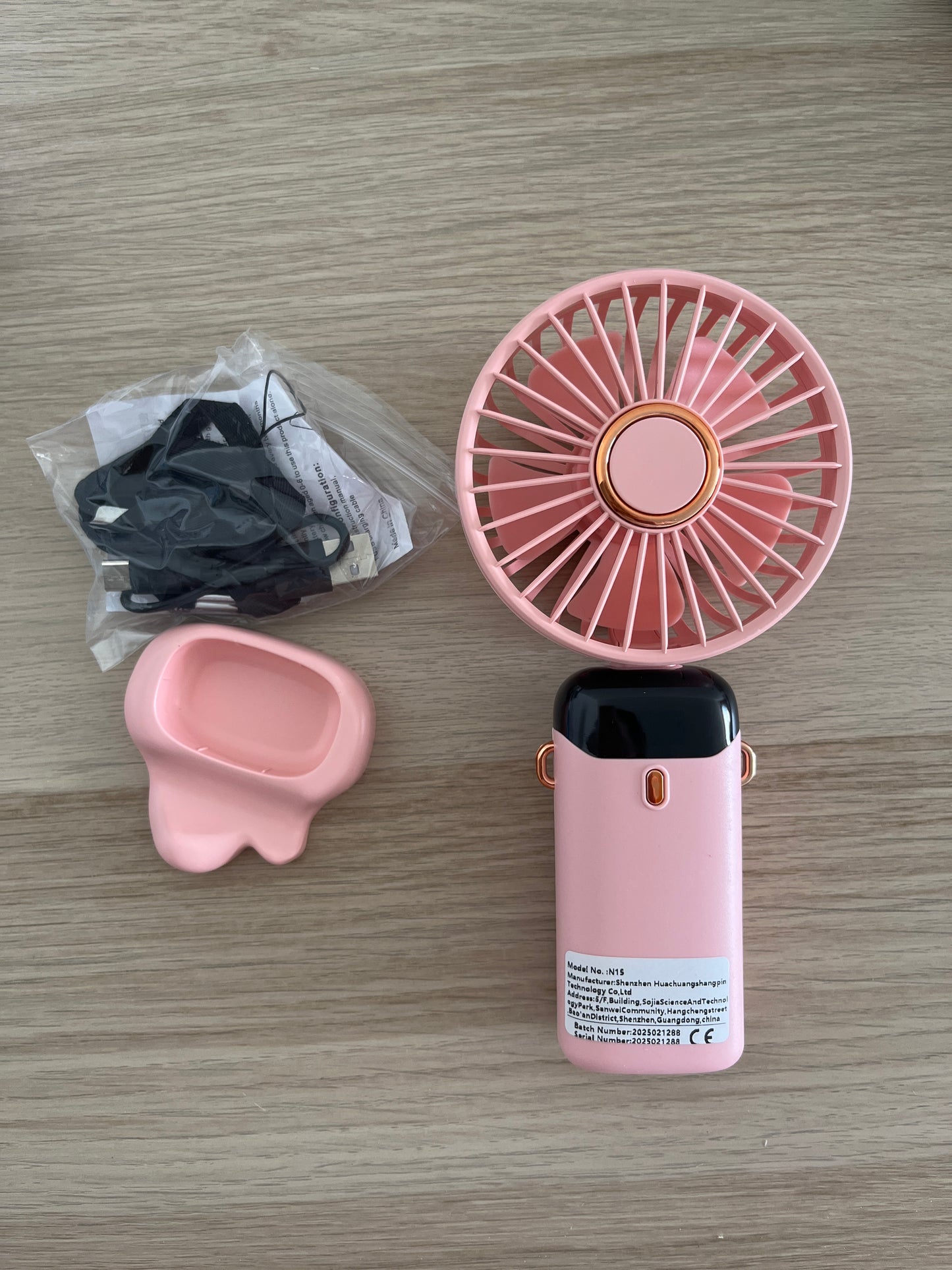 Portable Mini Fan (USB Rechargeable)