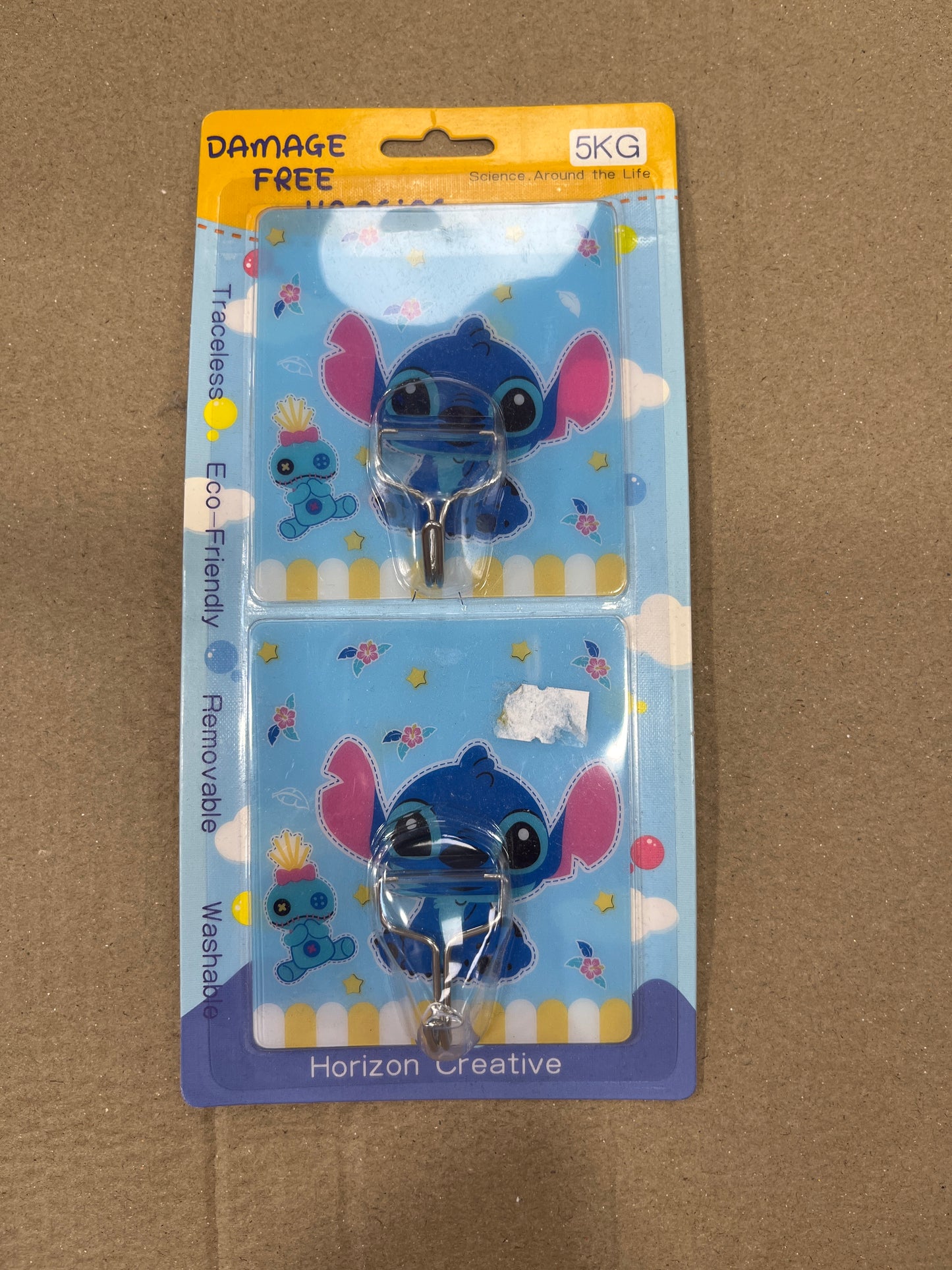 Cartoon Stick On Hooks卡通掛鈎 2pcs