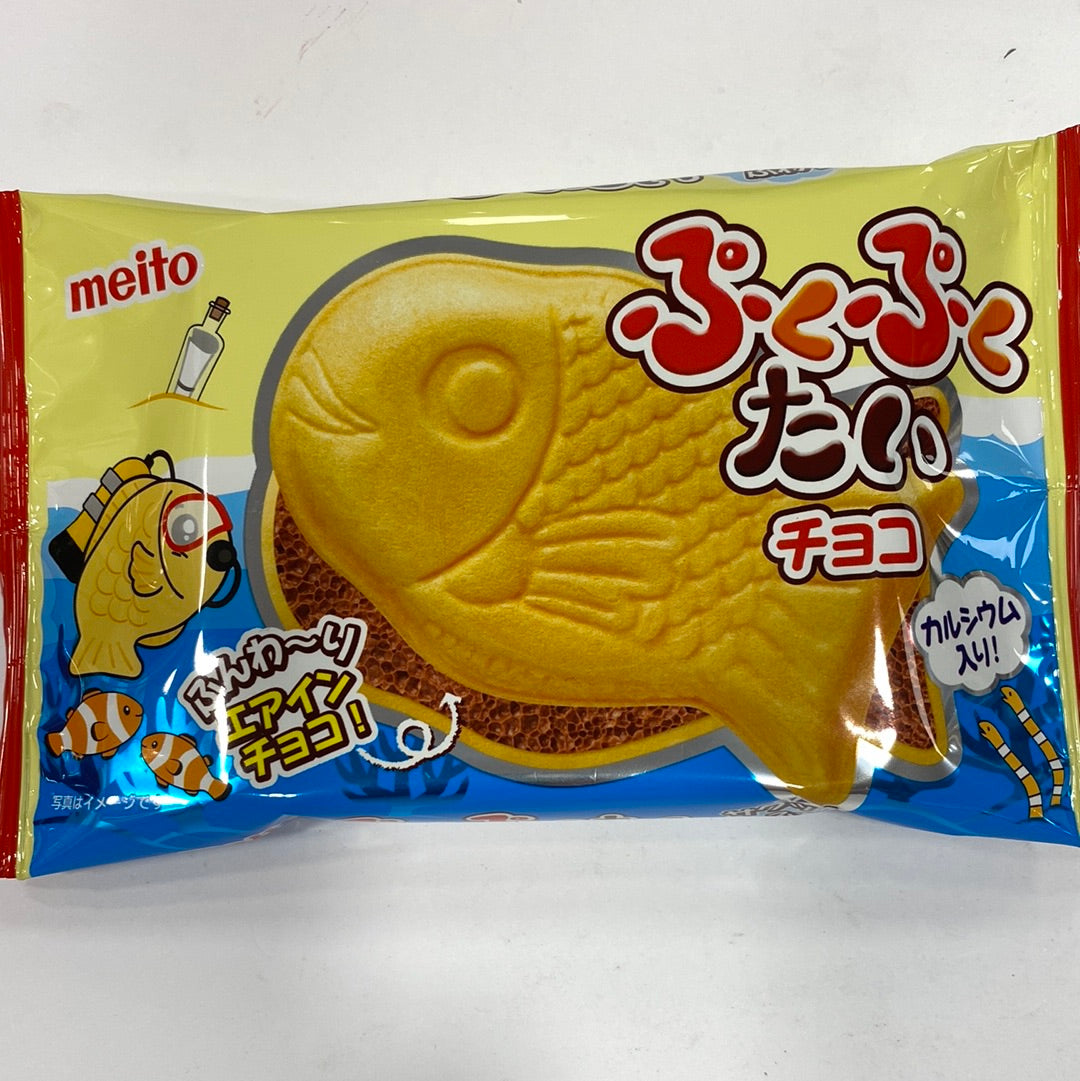 Meito Pukupukutai Chocolate Wafer 16.5g