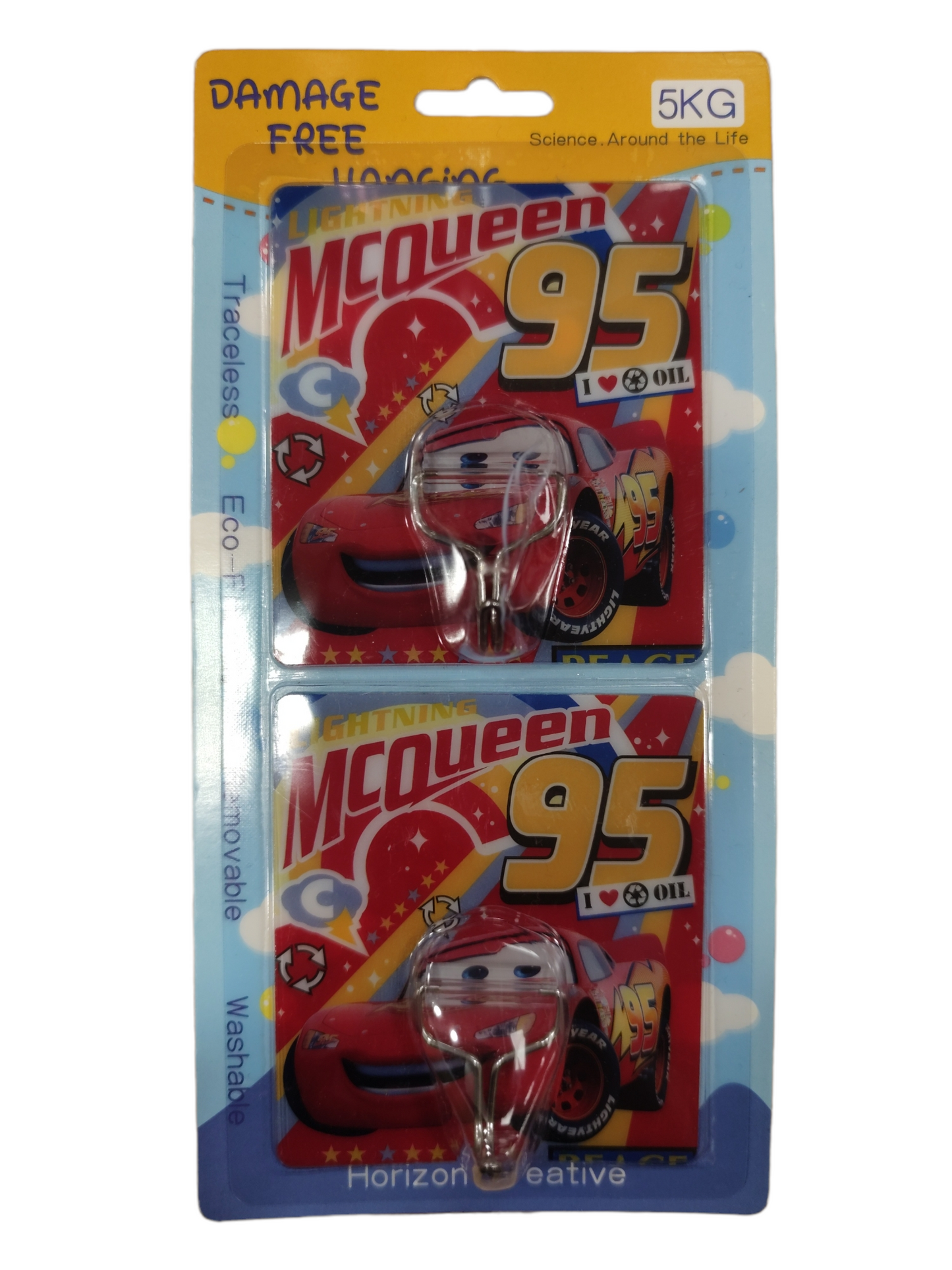 Cartoon Stick On Hooks卡通掛鈎 2pcs