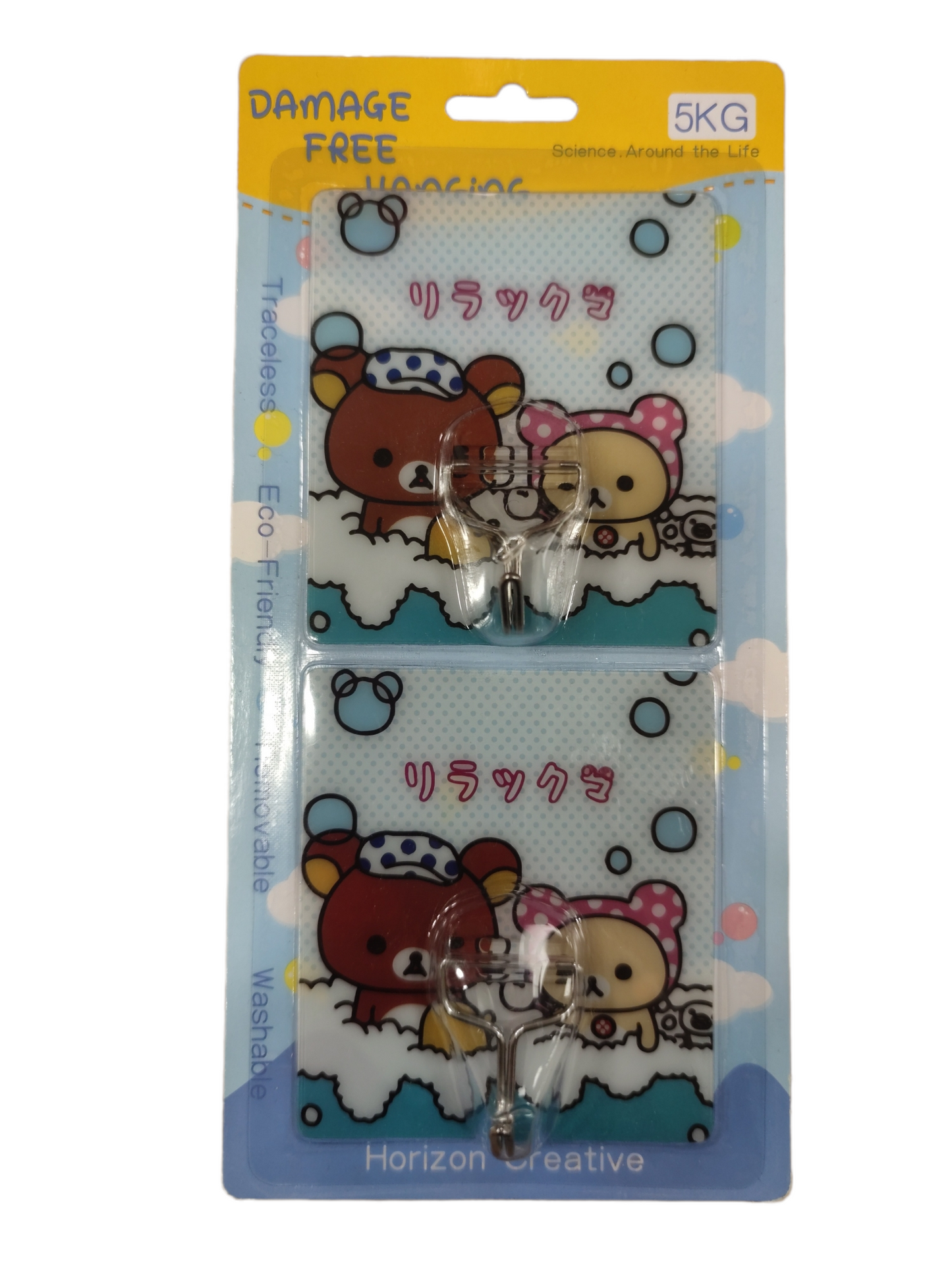 Cartoon Stick On Hooks卡通掛鈎 2pcs