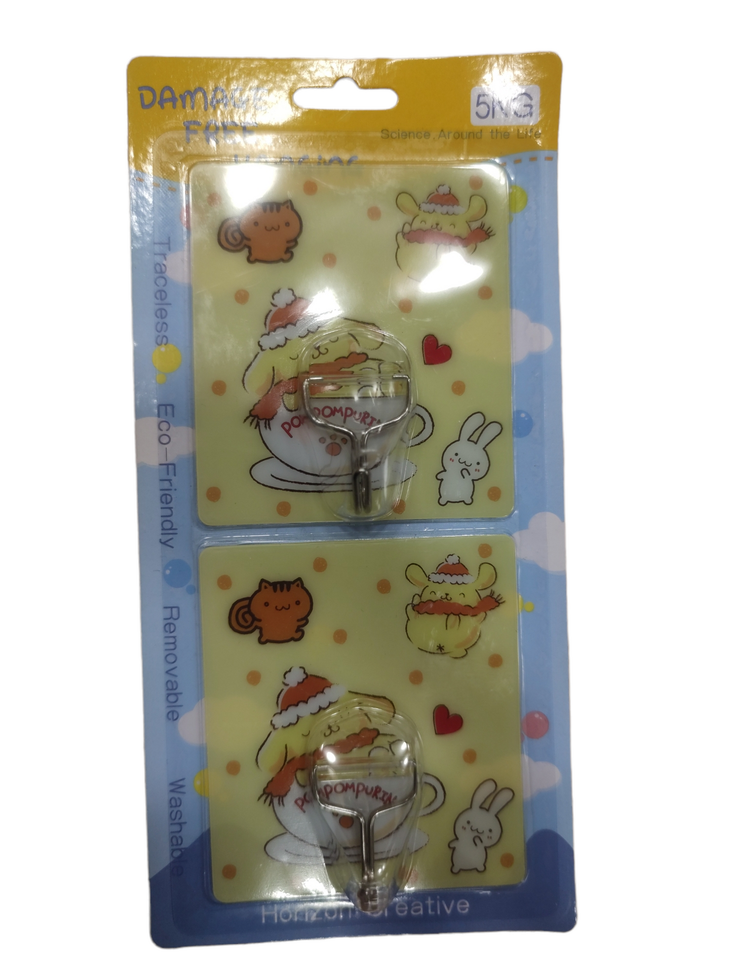 Cartoon Stick On Hooks卡通掛鈎 2pcs
