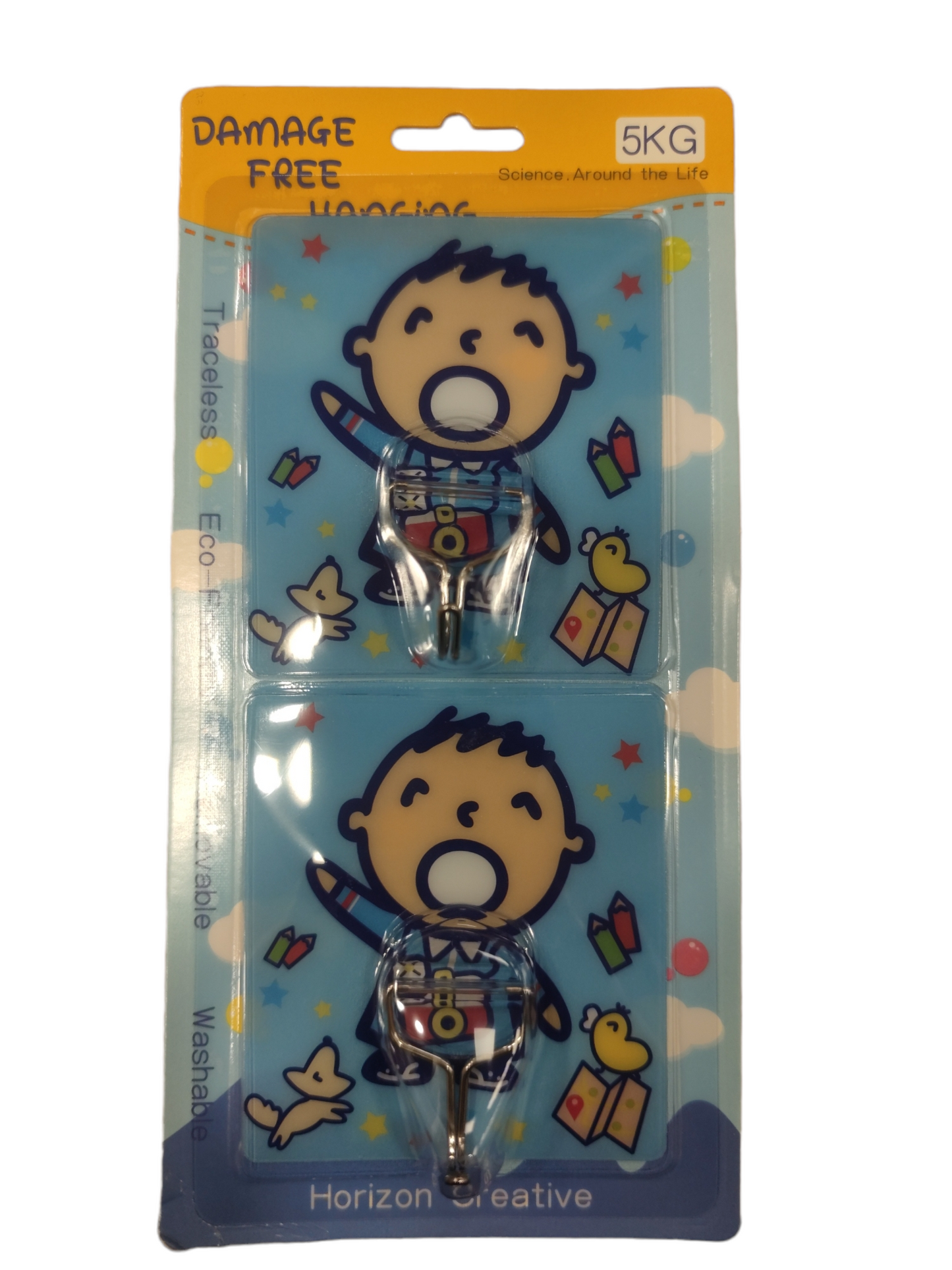 Cartoon Stick On Hooks卡通掛鈎 2pcs