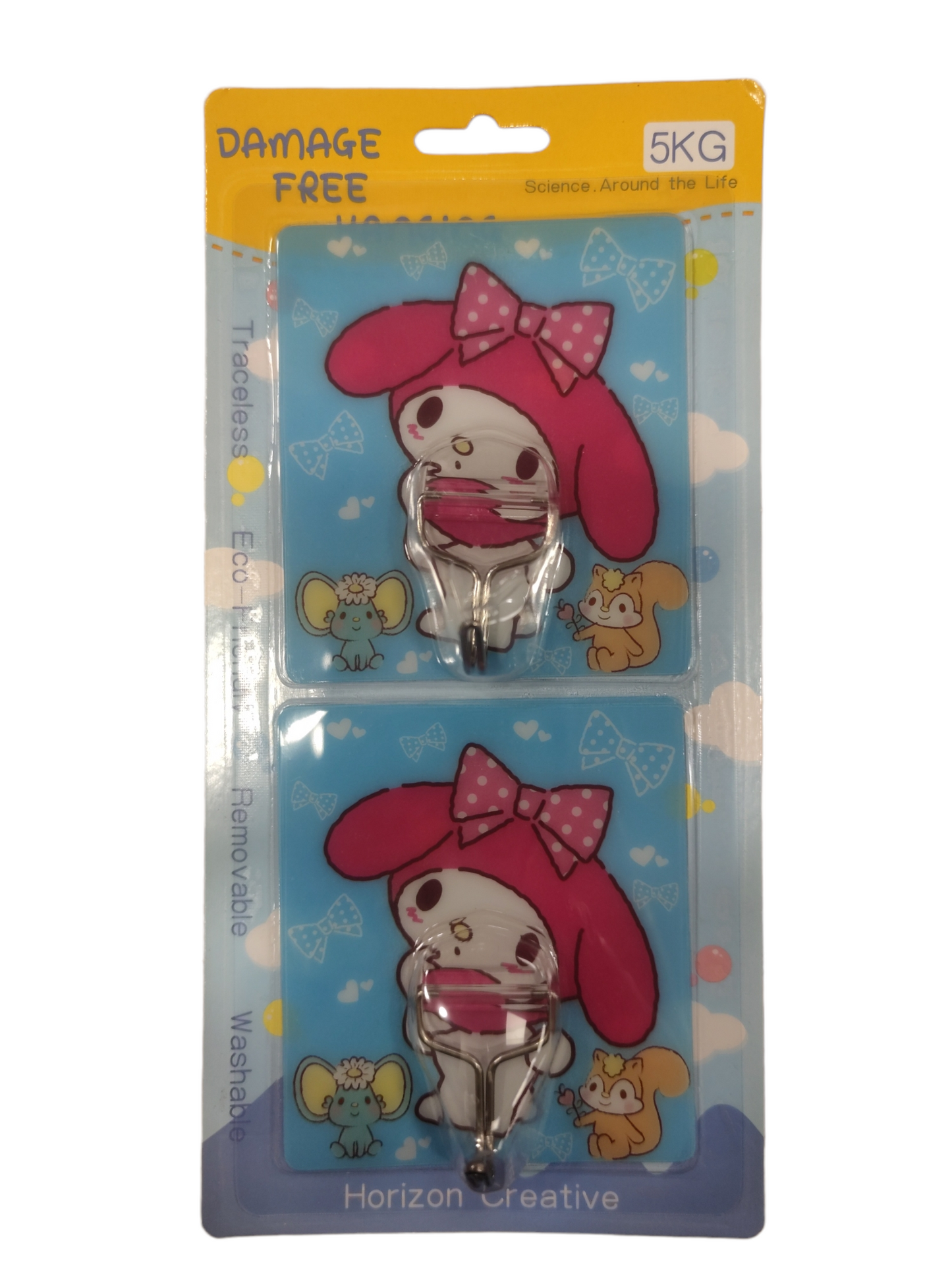 Cartoon Stick On Hooks卡通掛鈎 2pcs