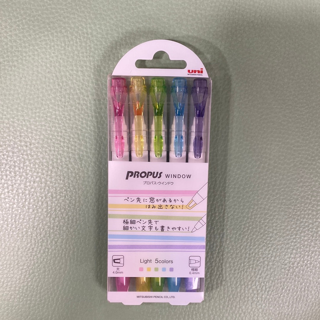Propus Window Light 5色螢光筆