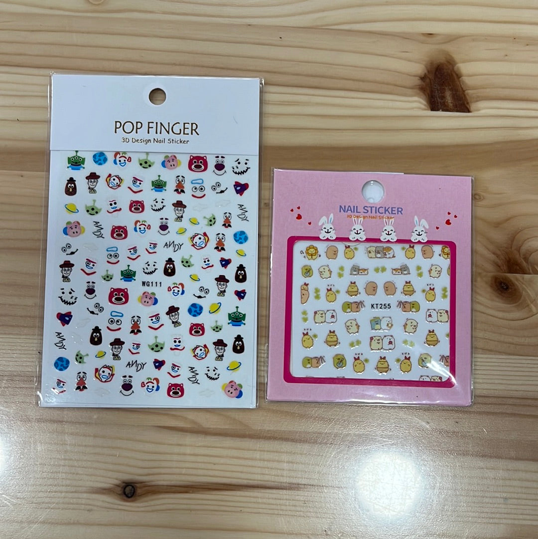 nail sticker (指甲貼紙)