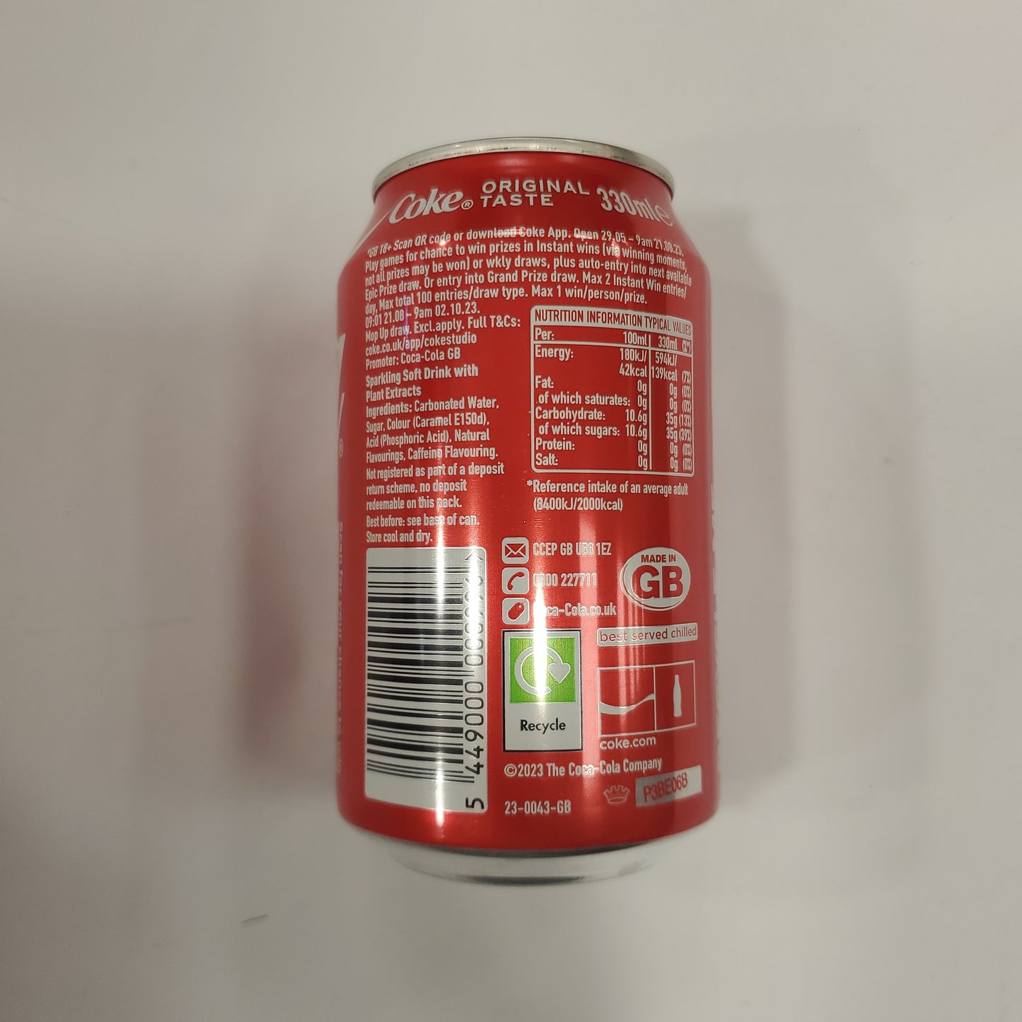 Coca Cola (Original) 330ml