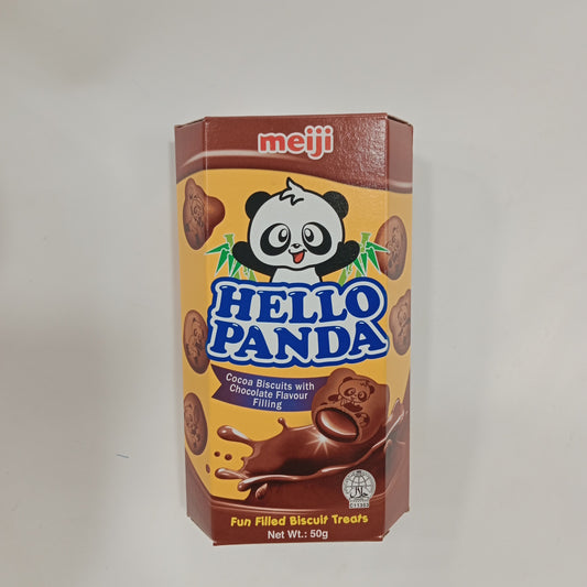 Hello Panda Double Chocolate Biscuits 50g