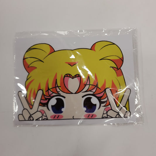 Funny Car Cartoon Anime Sticker