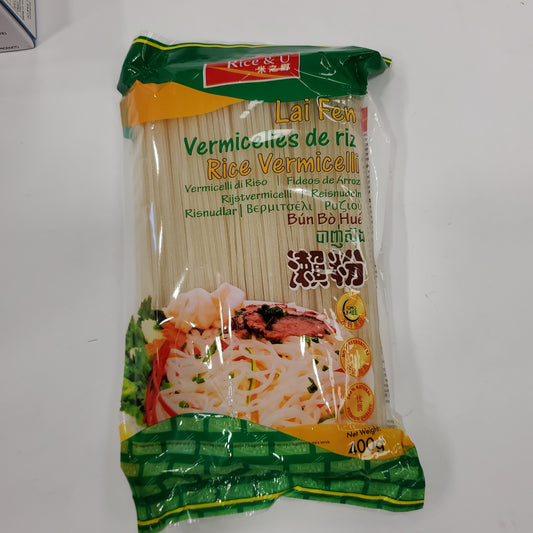 R&U Rice Vermicelli 1.6mm (LaiFen) 400g