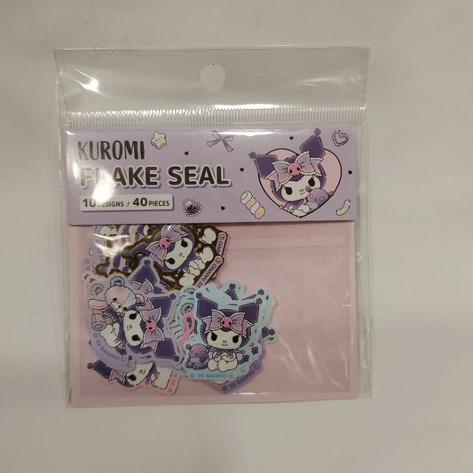 Kuromi Flake Seal (10 designs 40 pieces)