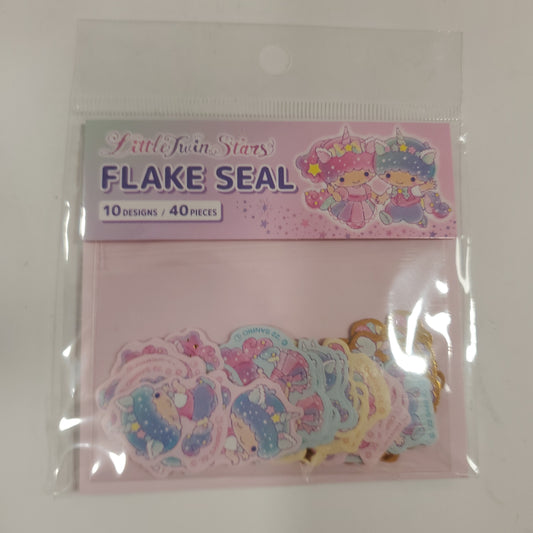 Little Twin Stars Flake Seal (10 designs / 40 pieces)