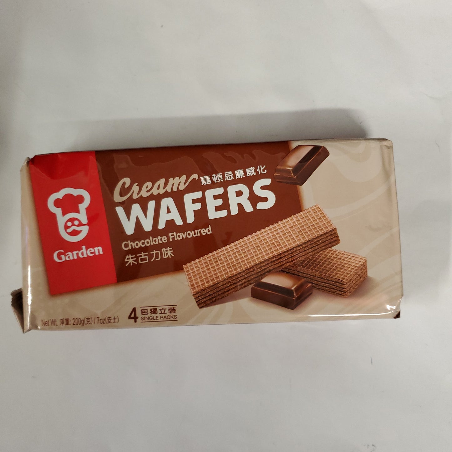 Garden Cream Wafers -Chocolate 200g 嘉頓忌廉威化-朱古力味