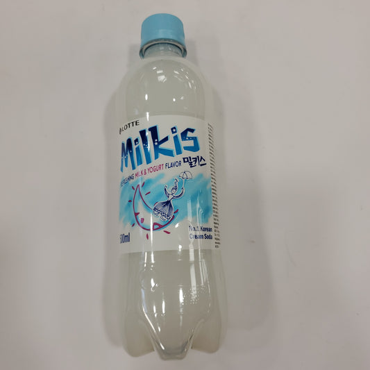 Lotte Milkis 500ml 牛奶梳打碳酸飲料