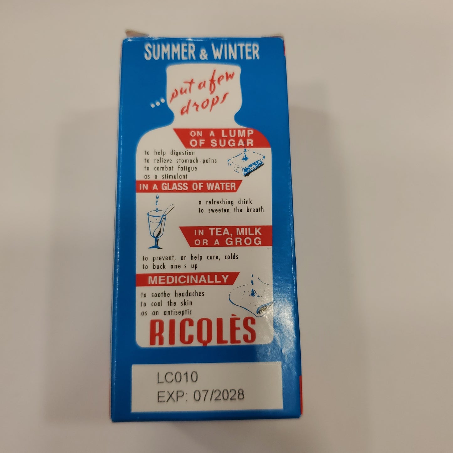Ricqles Peppermint Oil Dietary Supplement 50ml (1 Bottle)