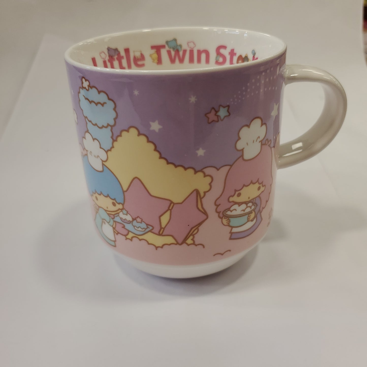 2pcs Stackable & Message Mug - Little Twin Stars