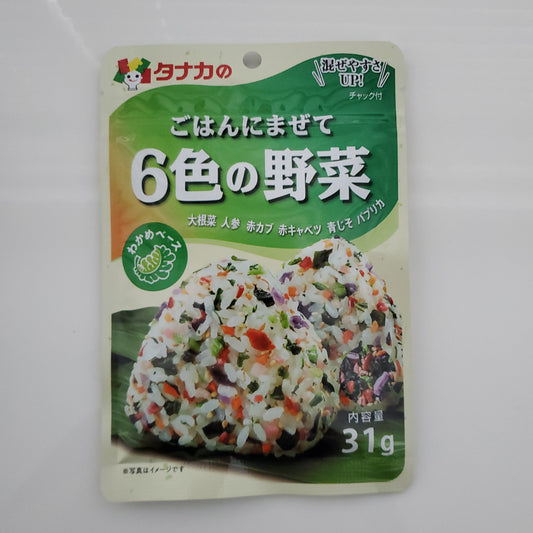 Tanaka Gohan Ni Mazete 6-Yasai Rice Seasoning 31g