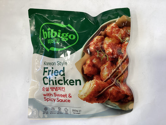 CJ Bibigo Korean Fried Chicken with Sweet & Spicy Sauce 350g
