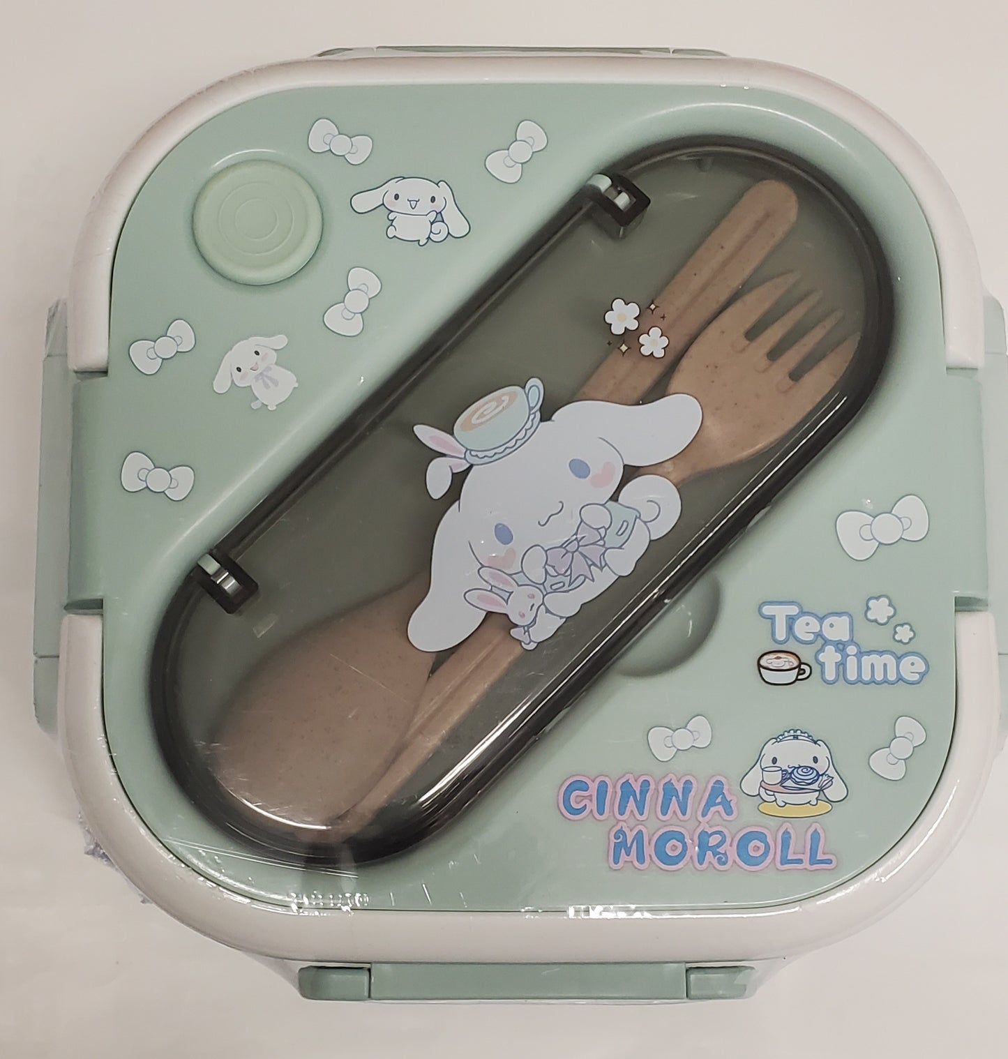 Cartoon Lunch Box Sets with fork & Spoon