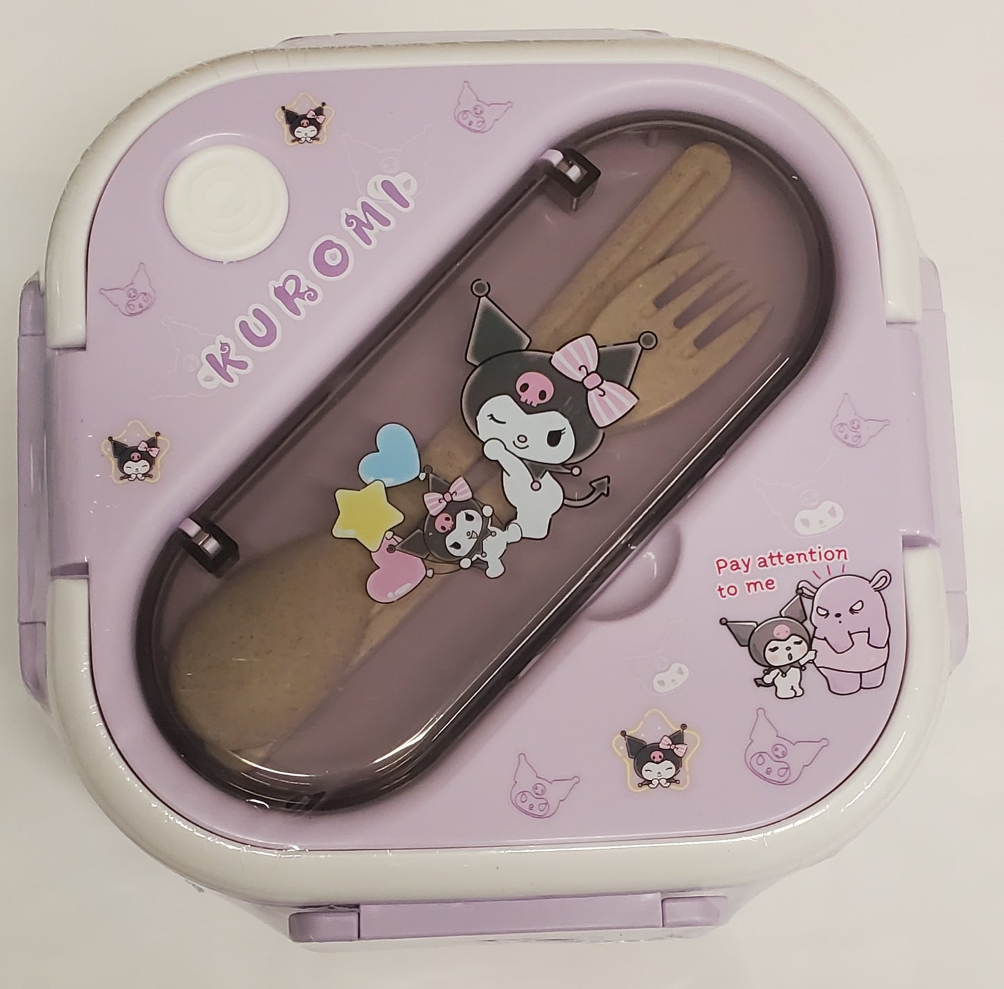 Cartoon Lunch Box Sets with fork & Spoon