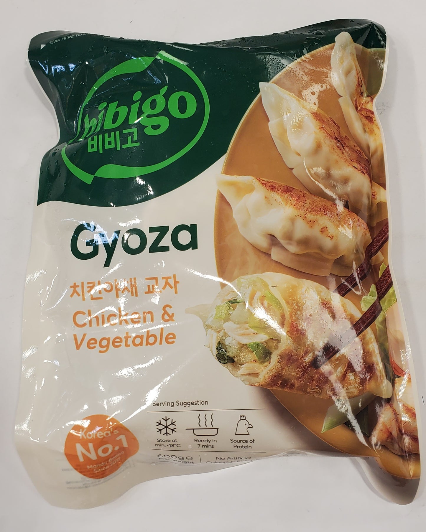 CJ Bibigo Chicken & Vegetable Gyoza 600g 韓式餃子雞肉蔬菜餡