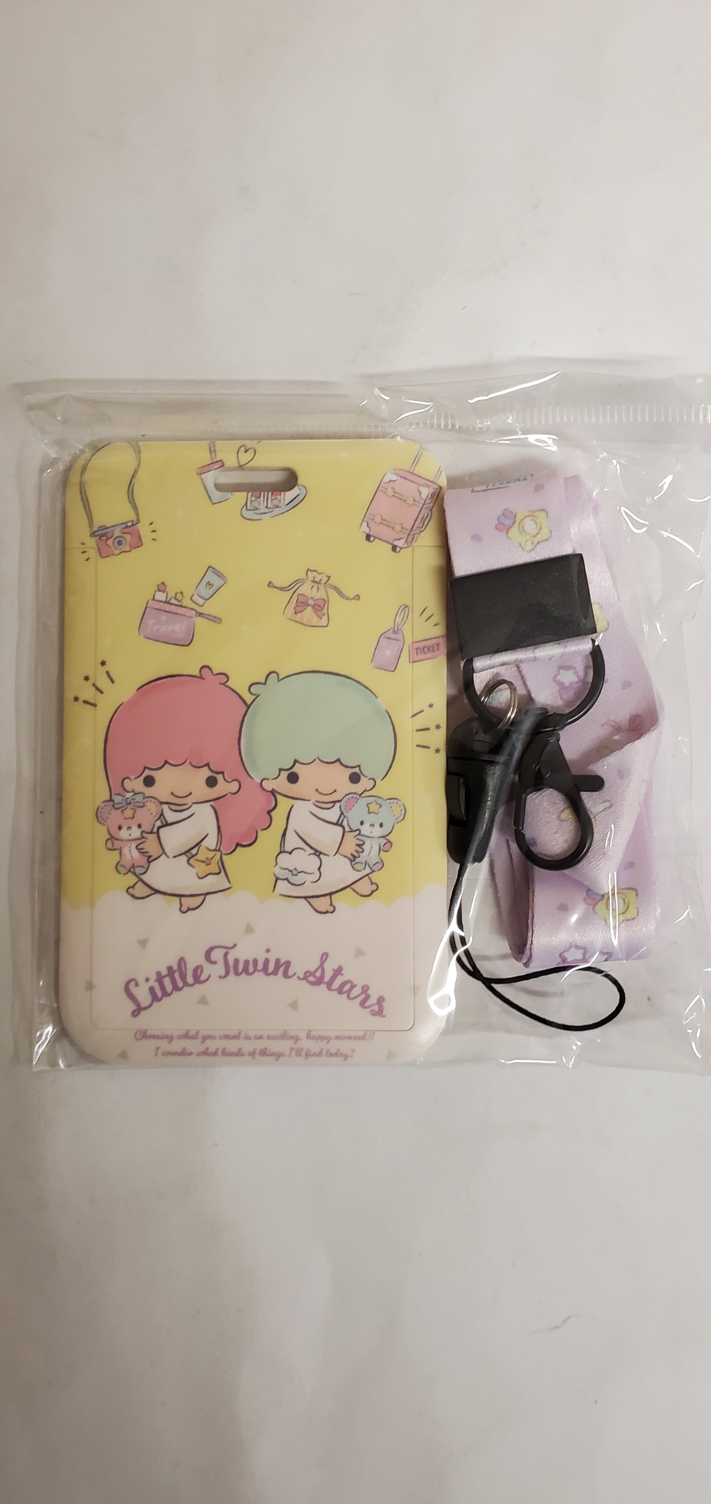 Cartoon Card Holder, Plastic Strap Lanyard