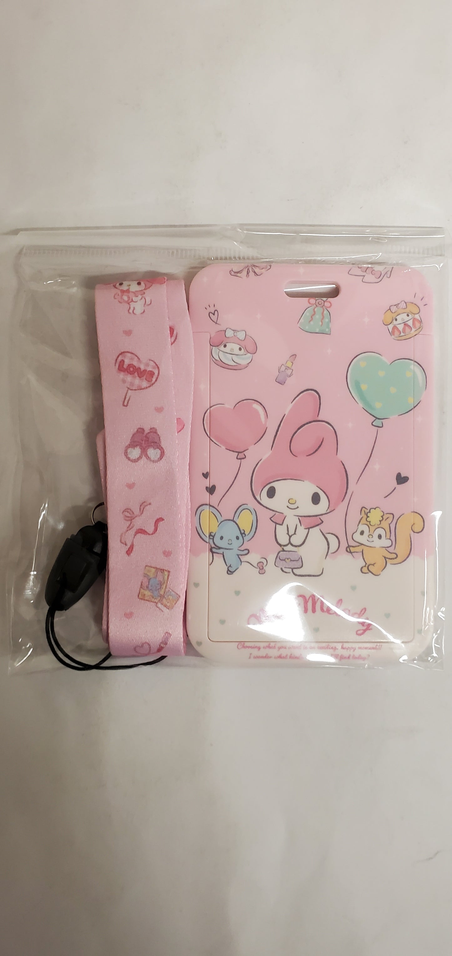 Cartoon Card Holder, Plastic Strap Lanyard