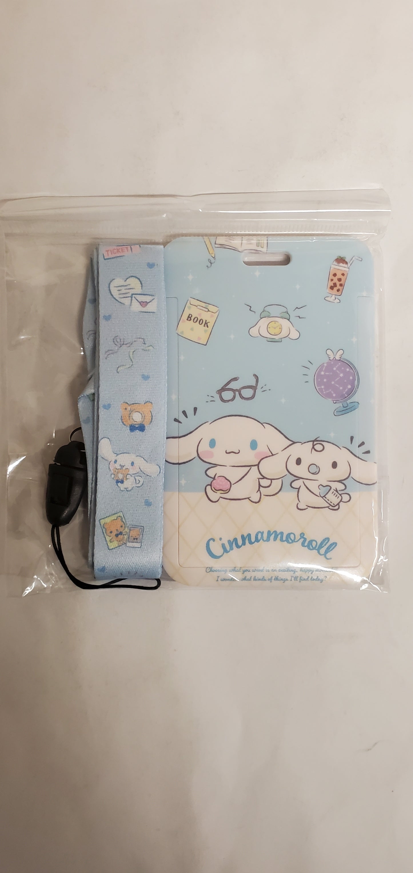 Cartoon Card Holder, Plastic Strap Lanyard