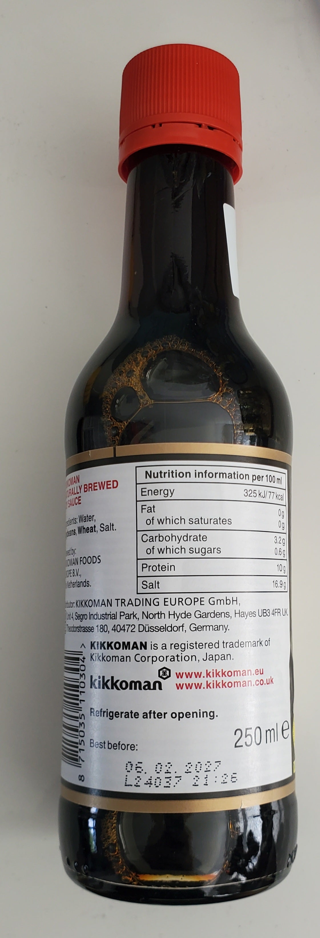 Kikkoman Soy Sauce 250ml