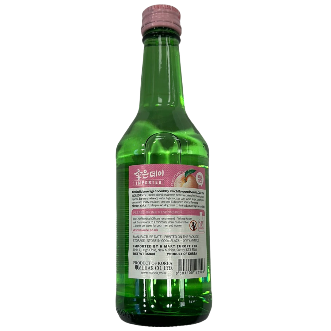 Muhak GoodDay Soju (Peach) Alc 13.5% 360ml