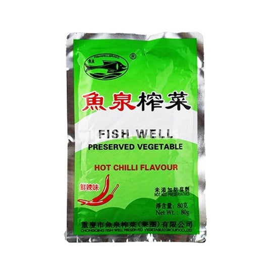 Fish Well Spicy Preserved Vegetable 80G