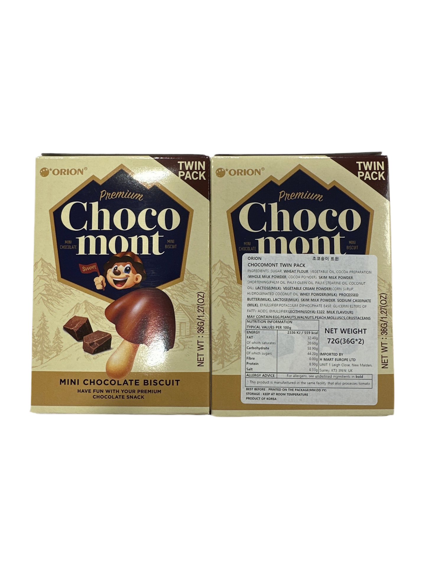 Orion Chocomont 72g