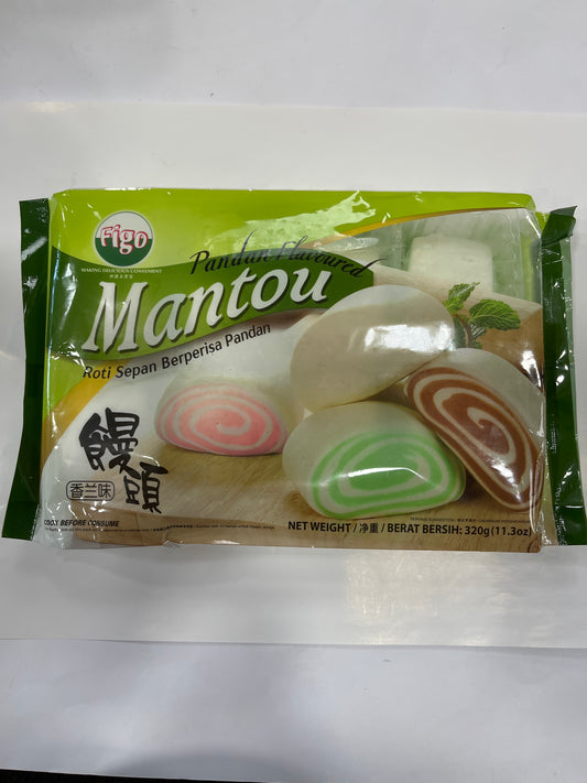 Figo Pandan Flavoured Mantou 320g