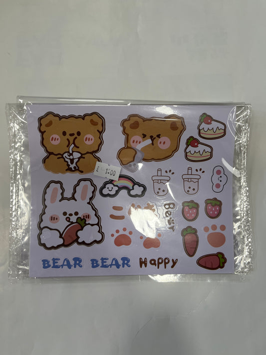£1 Cartoon Stickers