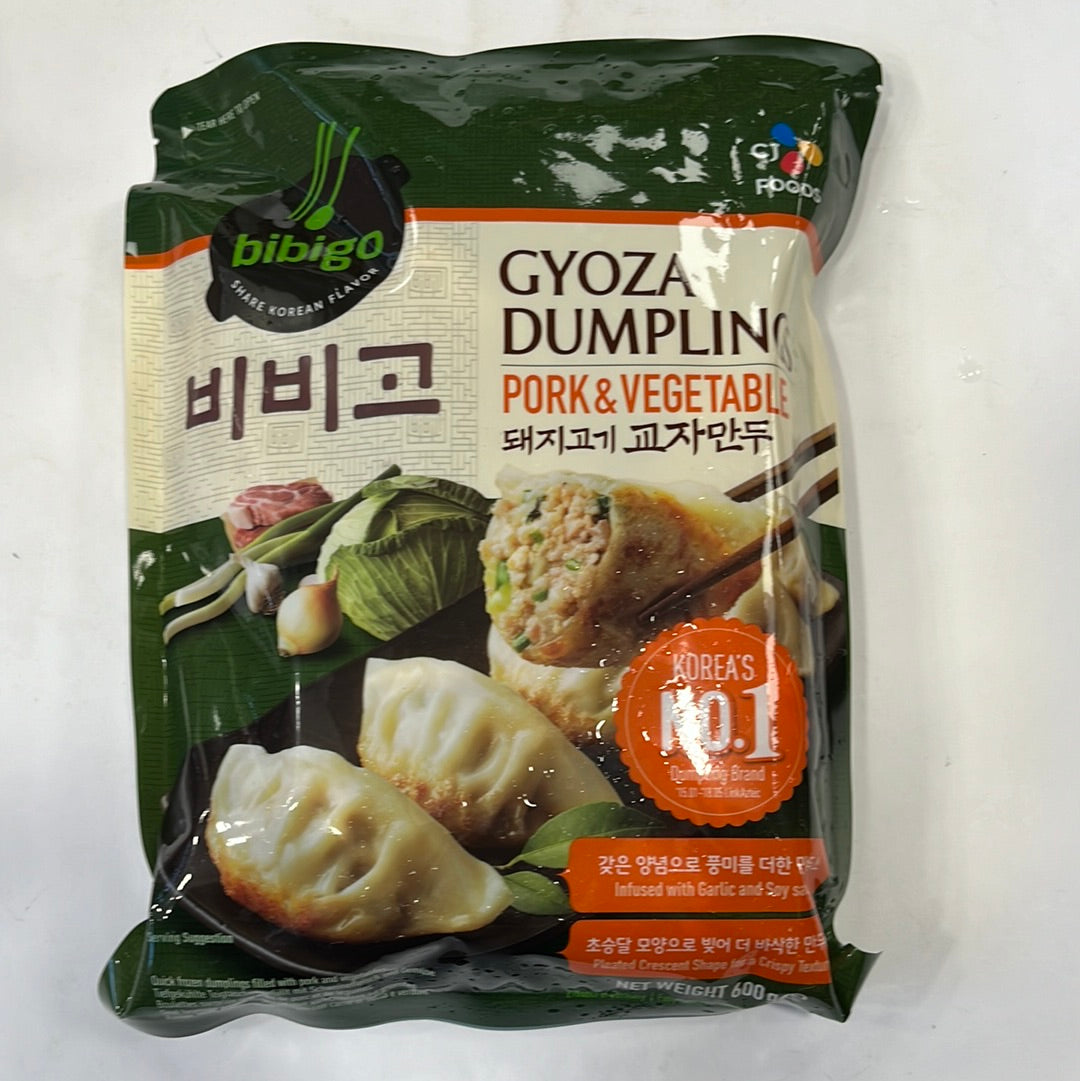 CJ Bibigo Pork & Vegetable Gyoza 600g