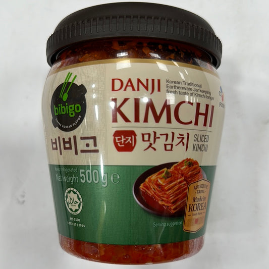 CJ Bibigo Sliced Kimchi(Traditional Shape Jar) 500g