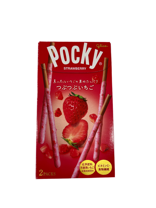 Glico Pocky Biscuit Sticks (Strawberry Flavour) (JPN Version)