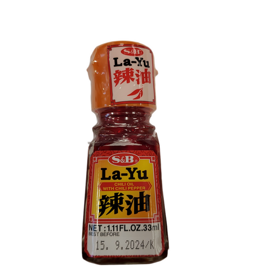 S&B Sesame Chili Oil with Chilli Pepper - La Yu 33g