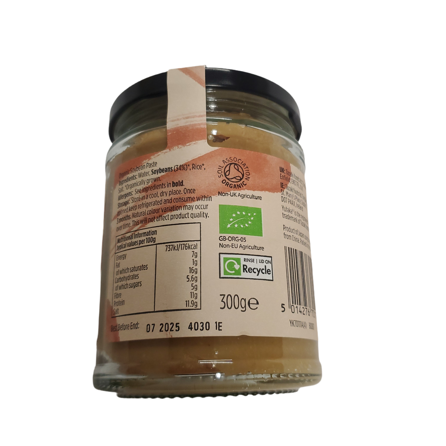 Yutaka Organic Miso Paste 300g