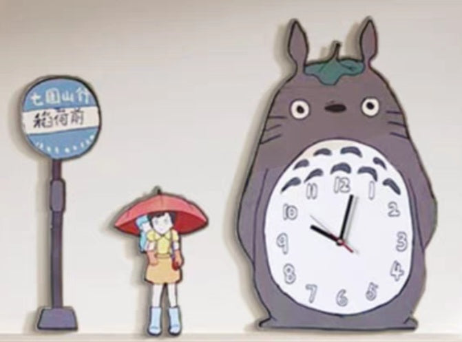 Totoro Wall Clock 16cm