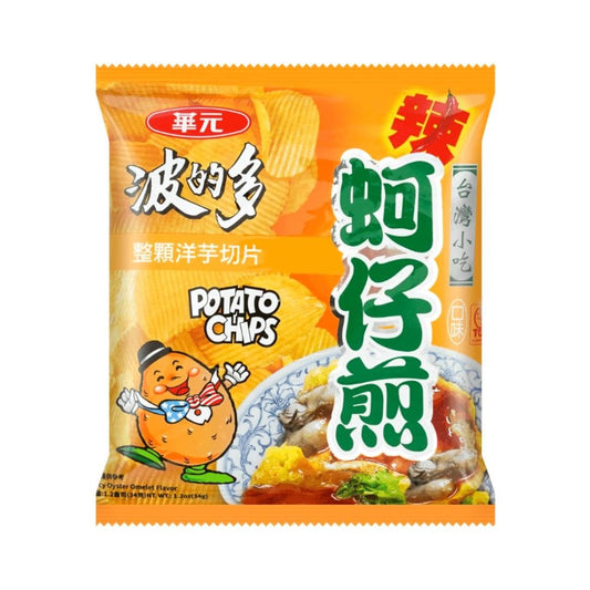 HwaYuan Potato Chip (Taiwanese Spicy Oyster Pancake Flavour) 34g