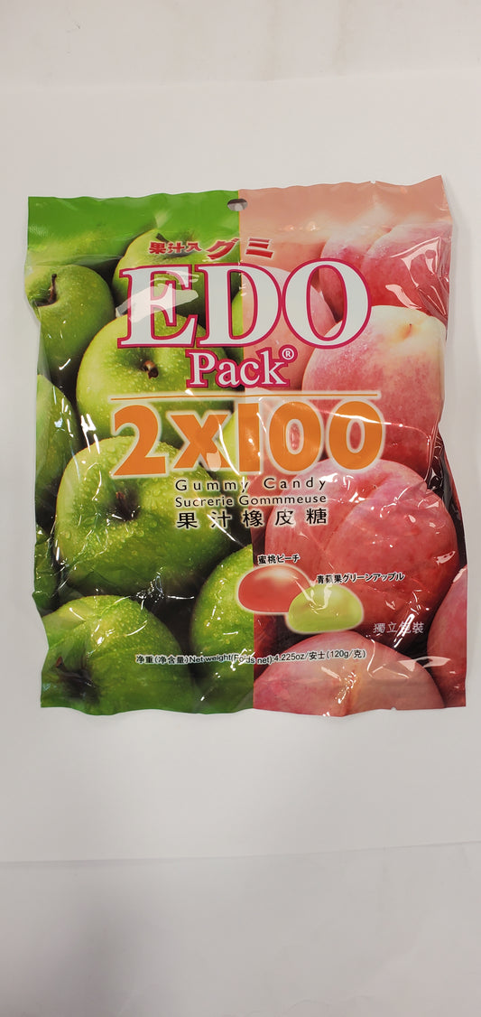 EDO Gummy - G.Apple+Peach 120g