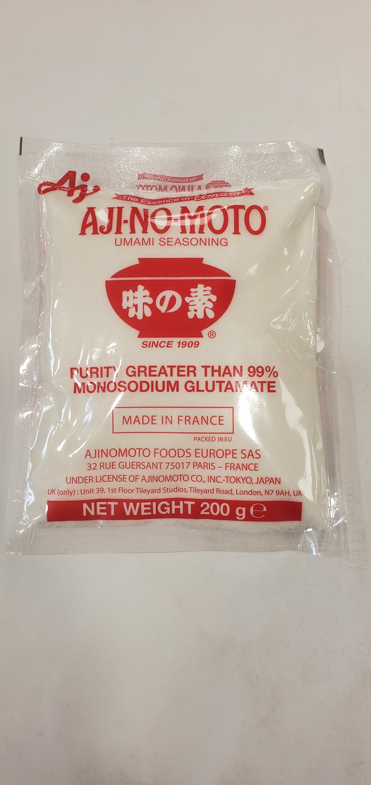 Ajinomoto Monosodium Glutamate Umami Seasoning 200g