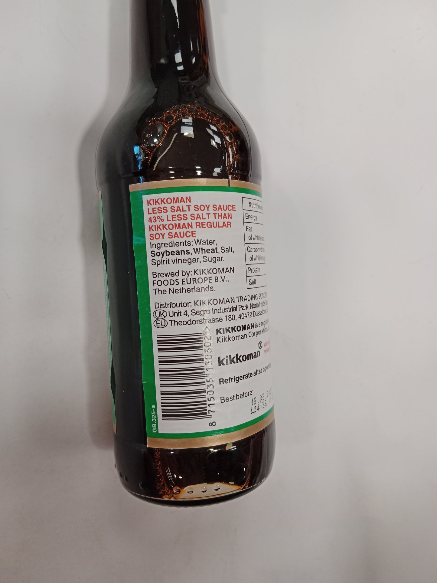 Kikkoman Less Salt Soy Sauce 250ml