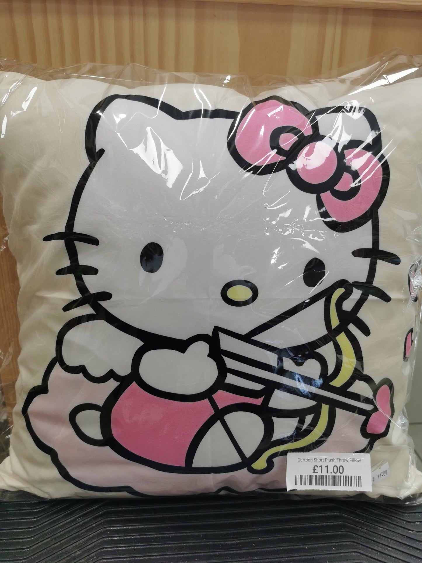 Cartoon Short Plush Throw Pillow