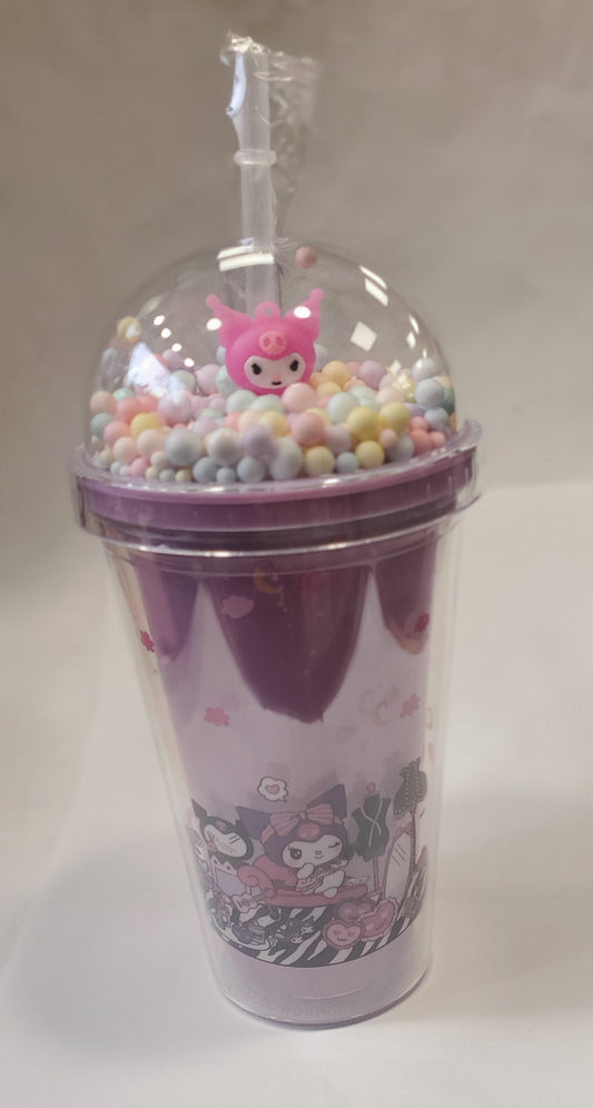 Sanrio Cute Water Bottle with Straw