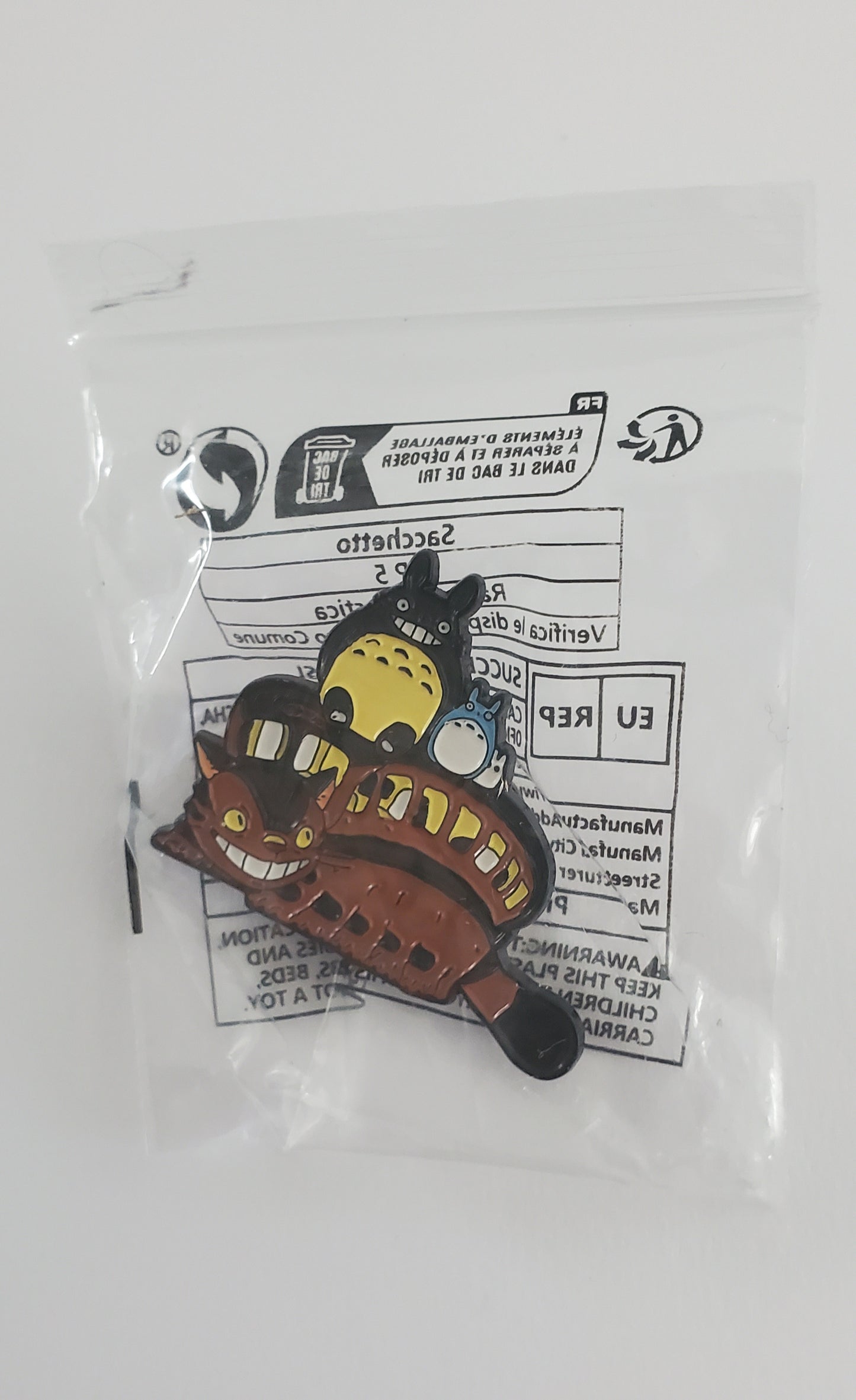 Totoro Metal Pin Badge