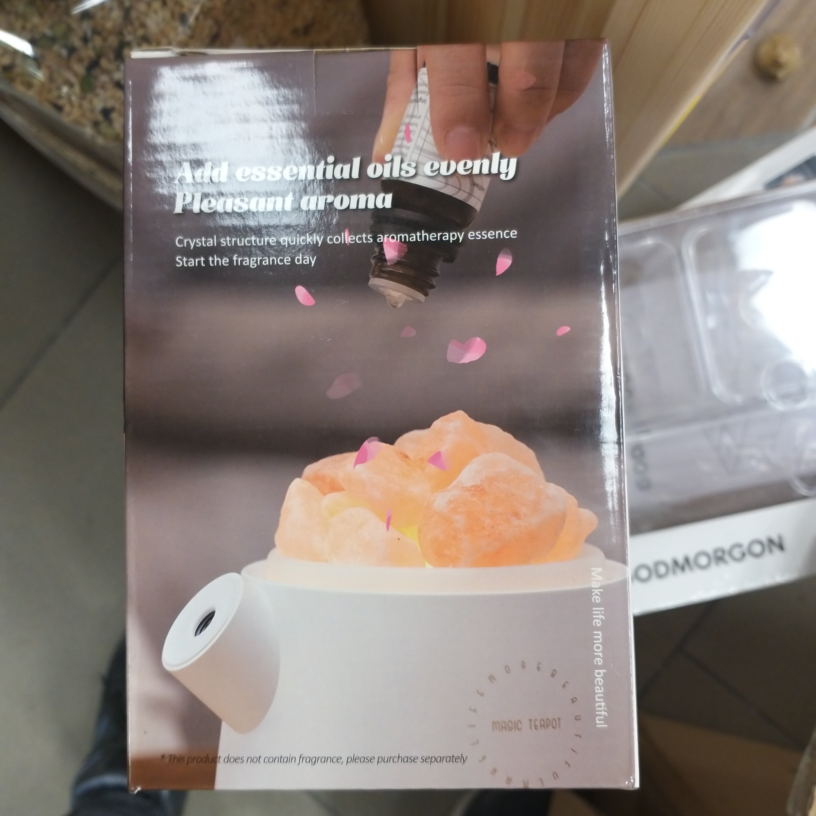 Magic TeaPot Kettle HumidifierSalt Stone (white) Britkong Shop